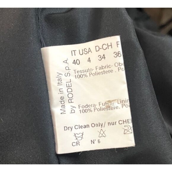 Conzia Rocca Fox Fur Trimmed Puffer Women’s Jacket Black Size US 4 IT 40 - Picture 11 of 13